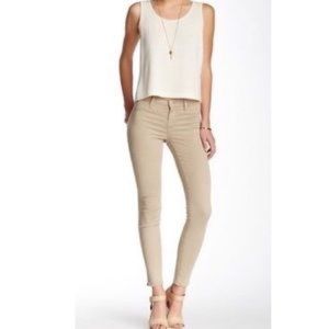 J Brand Skinny Pants in Beige
